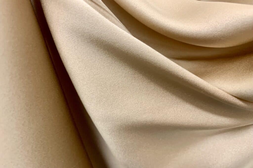 authentic silk fabric weave